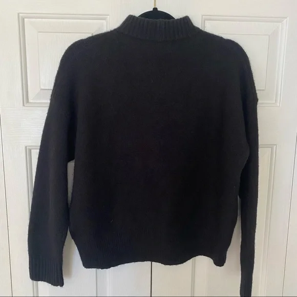 Madewell Black Dillon Mockneck Pullover Sweater - Picture 5 of 10
